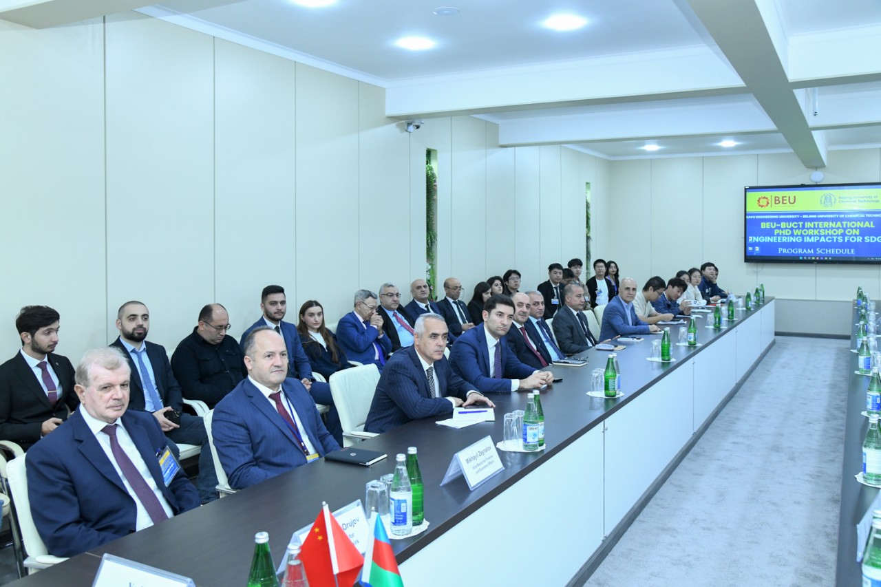 BMU-da Çindən olan 30-dan artıq doktorantın iştirakı ilə elmi seminar keçirilir - FOTOLAR